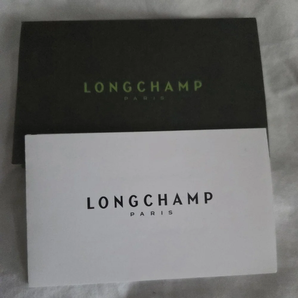 Longchamp Le Pliage Mini Top Handle Cosmetic Pouch Case w/ Stars Black NWT - Picture 8 of 9